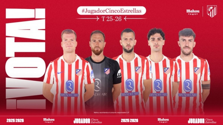 星空体育app-马竞2月最佳球员候选：瑟尔洛特、奥布拉克、汉茨科、鲁杰里在列